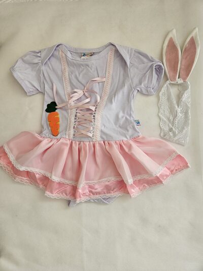 Body bebê rosa